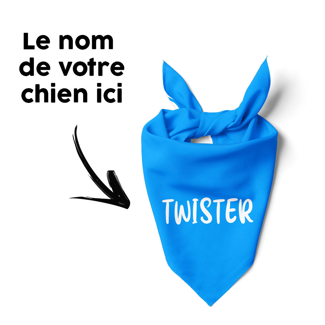 Bandana pour chien personnalisé