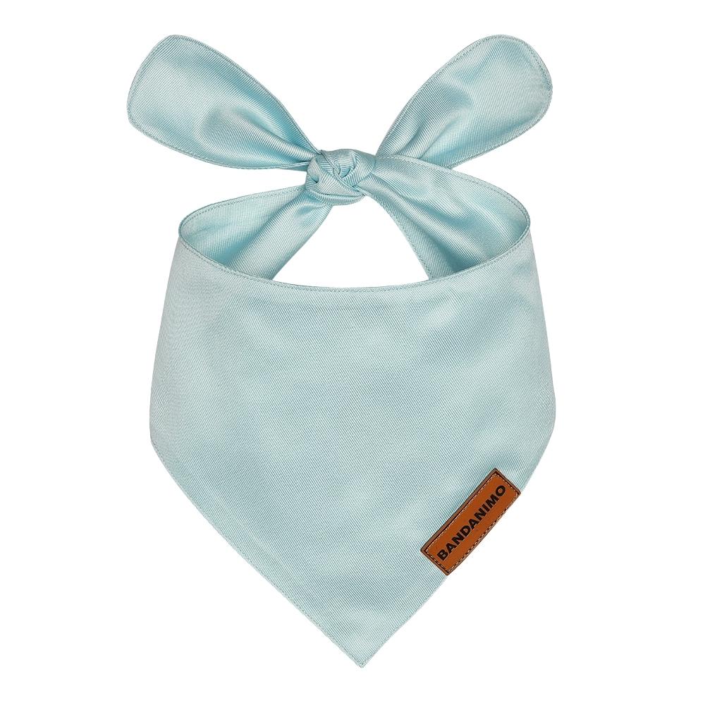 bandana pour chien bleu pastel